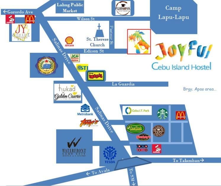 Joyful Island Hostel - Cebu City Экстерьер фото
